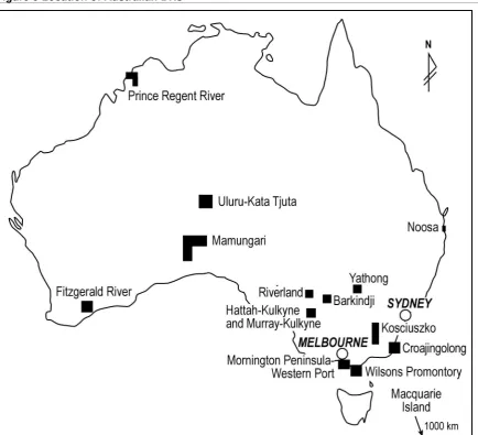 Figure 8 Location of Australian BRs  