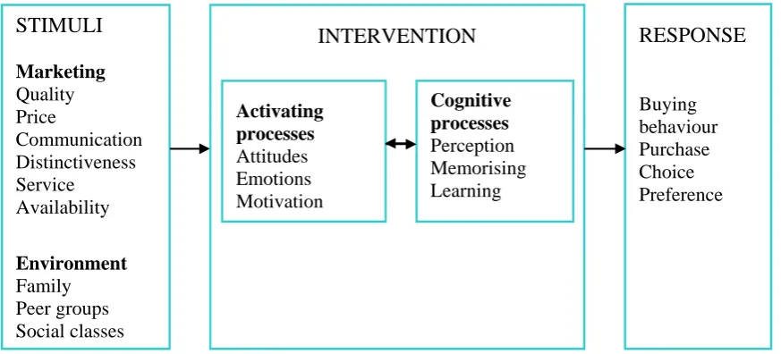 Figure 1: The Stimuli-Intervention-Response model 