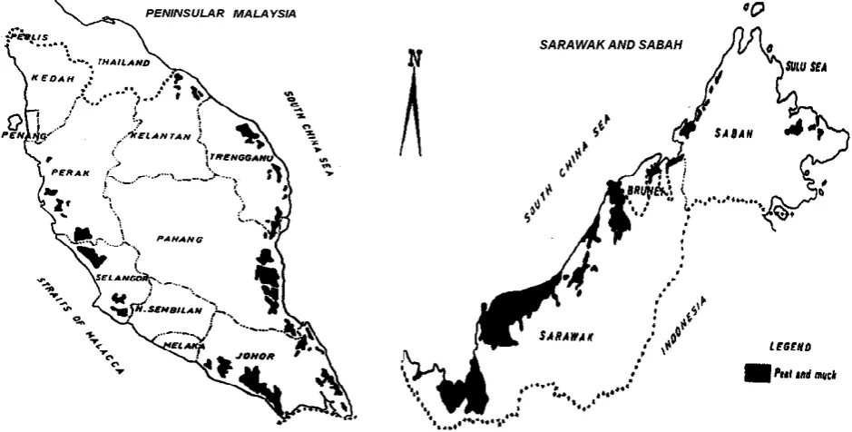 Fig. 1 – Distribution in Peninsular Malaysia.  