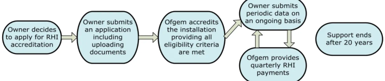 Figure 1: High level end-to-end process for an RHI participant 