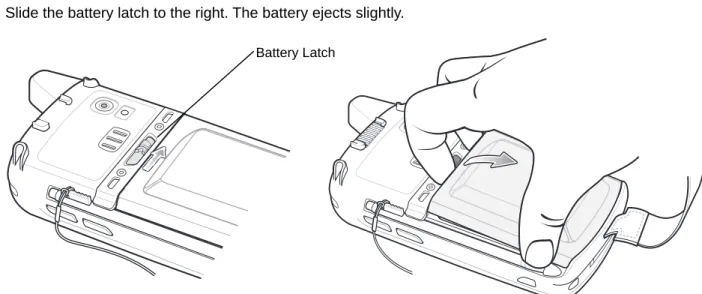 Figure 1-6 Removing the Battery