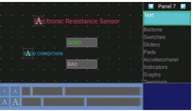 Fig. 3 - Bluetooth Electronics Application interface 