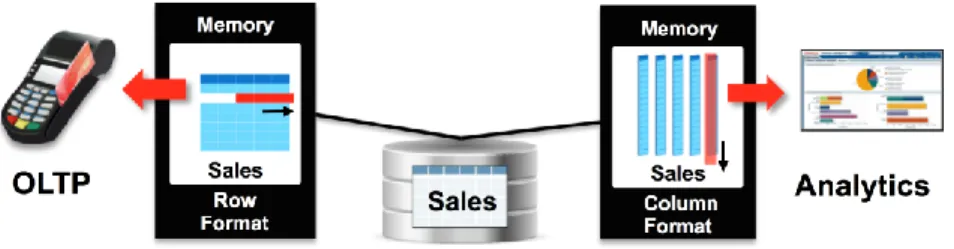 Figure 1. Oracle’s unique dual-format architecture 