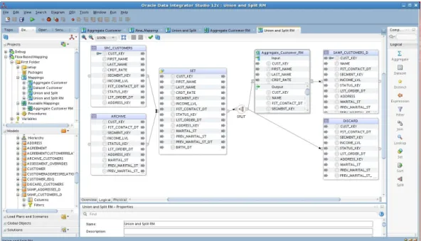 Figure 2 – Oracle Data Integrator Flow-Based Declarative User Interface 