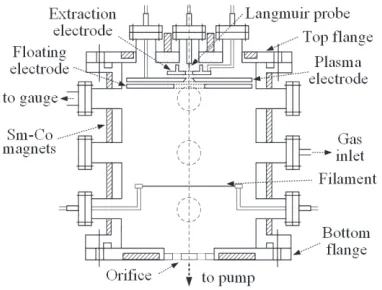 Fig. 1The schematic illustration of the ion source.