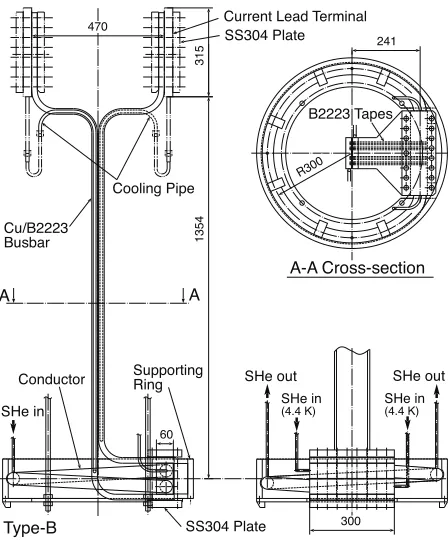 Fig. 2Conﬁguration of a conductor sample Type-B.