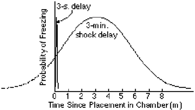 Figure 7. Explanation of the immediate shock freezing deficit by Scalar Expectancy Theory: