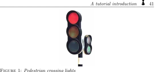 Figure 1 : Pedestrian crossing lights
