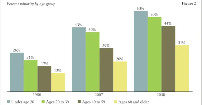 Figure 2 1980 2007 203026%21%17%12%43%40%29%20%53%50% 44% 31% Under age 20