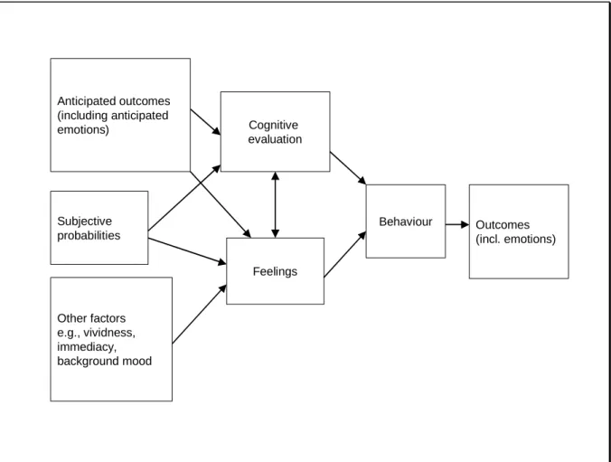 Figure 2.14: Loewenstein et al’s Risk as Feelings Model (2001) 