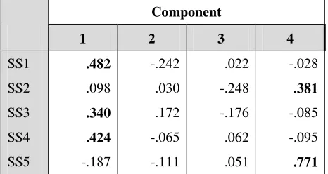 Table 3: Confirmatory Coefficient Matrix 