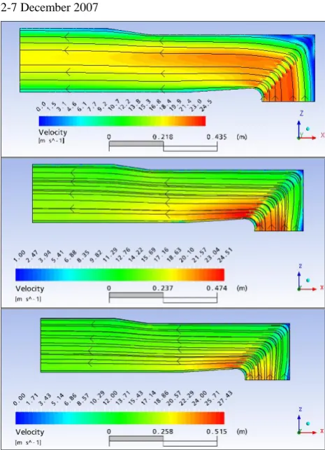 Figure 15: Discretisation errors in the vicinity of the turning vanes may have lead to inaccurate modelling of separation