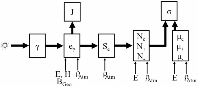 Figure 4-9 shows the beginning of the process in more detail – the generation of the  source current and conductivity (using just the gammas in this case)
