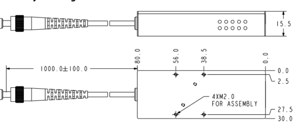 Figure 2. PPM mechanical drawing