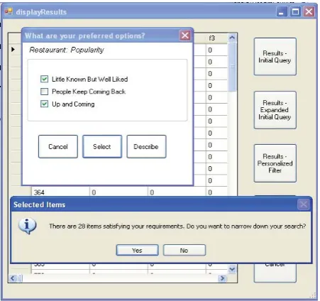 Figure 10: Item display screen