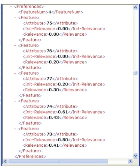 Table 1: A Section of the Influence Matrix for Restaurants Domain