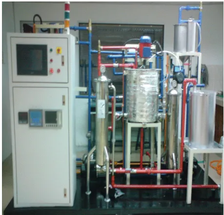 Fig. 2 P&ID of reactor tank for glycerin bleaching process.  