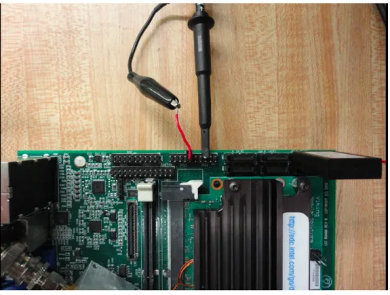 Figure 2.5: Probe at the Serial COM Port