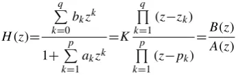 Fig. 2. Kurtosis of the deconvolved signal of the LP event on Kelutvolcano as a function of the numbers of poles and zeros