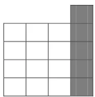 Figure 4: A 4x4 block with logical cached column highlighted13