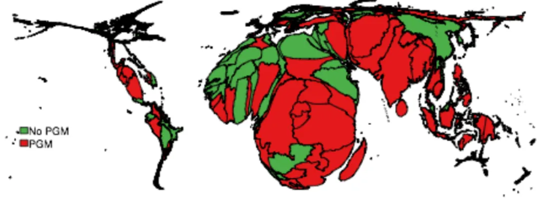 Figure 6: Democratic Aid Dependence and PGMs 1981-2006 