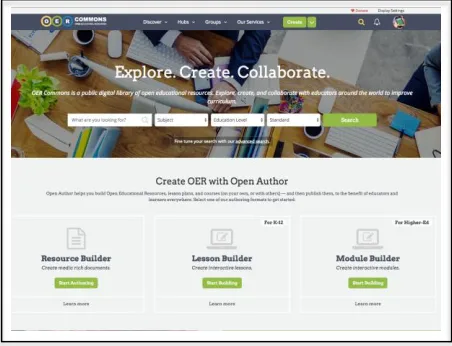 Figure 1: OER Platform  