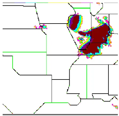 Figure 2 – Artificial Neural System for the Estimation of Rainfall (ANSER). 