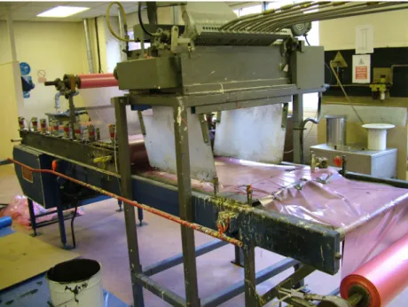 Figure 3.3: Photograph of the machine used to fabricate the SMC composites.