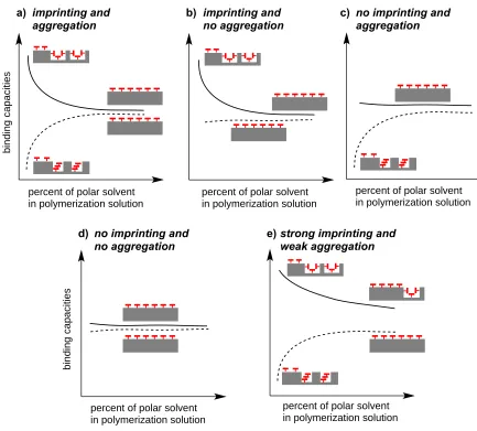 Figure 2.1. Examples of the results of the PST methods of five possible pairs of MIPs and NIPs