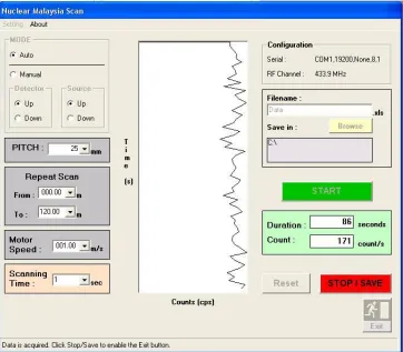 Fig. 4: Software user interface 