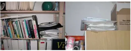 Figure 8: Piles as structuring mechanism in homes 
