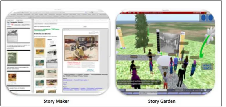 Figure 4:  Museum project prototypes 