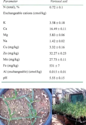 Table 3.2. Some characteristics of Vertosol soil used for experiments 