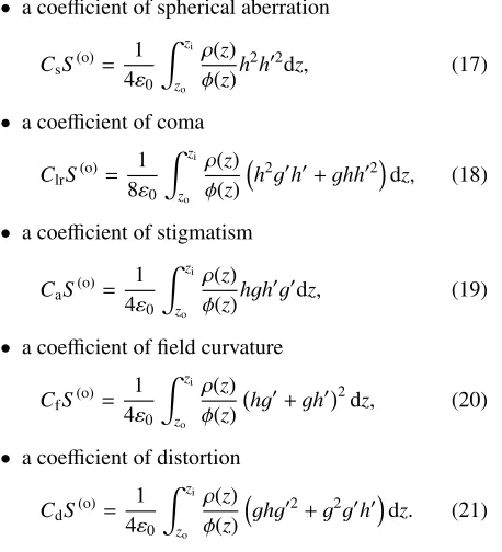 Fig. 7 as a function of zo. As the position of object plane