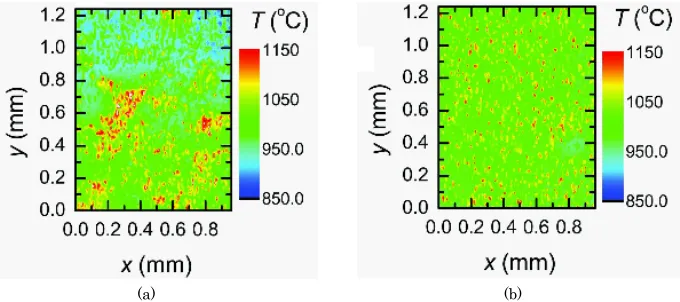 Fig. 9Hot spots seen by in-situ microscopic observations of the microwave sintering pro-cess