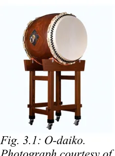 Fig. 3.1: O-daiko. 