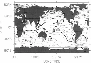 Figure 2-2: Annual the et 65 mean ocean flux estimate (g m·2 yr"1) T99 in Takahashi al