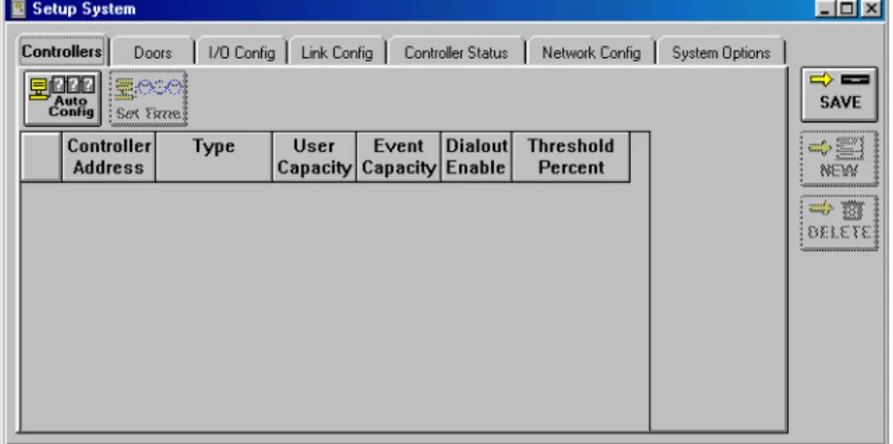 Figure 1Setup System Window