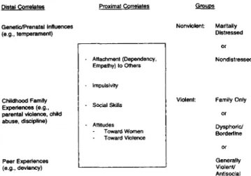 Figure 1. Developmental model of marital violence.