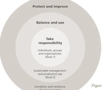 Figure 3:  The interlocking  Goals of the State  NRM Plan
