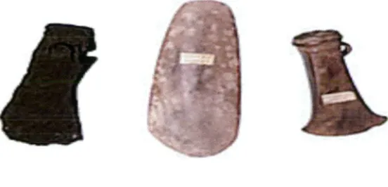 Figure 1 Axe heads Iron Age. Stone Age. Bronze Age 