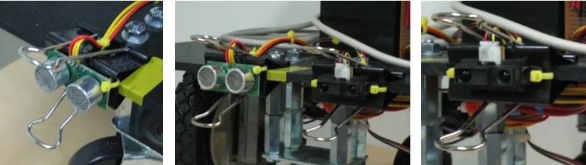 Figure 3.4 Flexible Robot Platform Sensor Mounting 