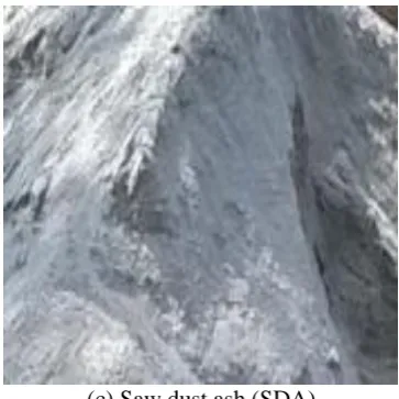 Figure 1 : Production of saw dust ash 
