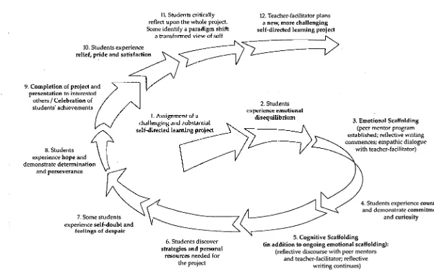 Figure 8.1: The Spiral of Transformative Self-Directed Learning 