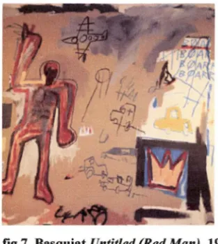 fig 7. Basquiat Untitled (Red Man), 1981 