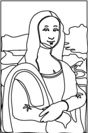 Figure 6: Iterative Development of the Mona Lisa, Stage 1  