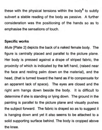 figure is centrally placed and parallel to the picture plane. 