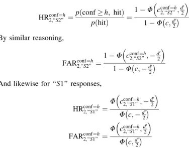 Figure 3.1c illustrates how type 2 (FAR, HR) arise from type 1 d 0 and c along with a type 2 criterion