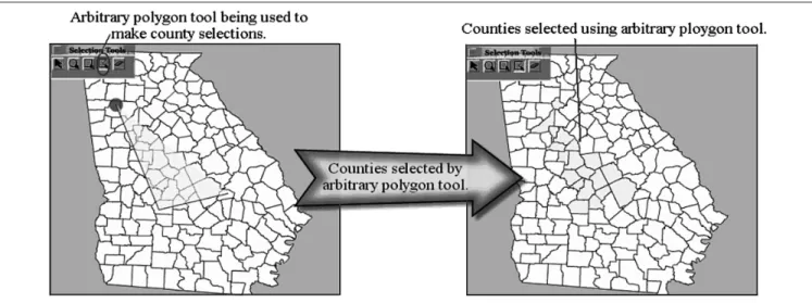 Figure 7.—Arbitrary polygon tool illustrated.