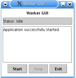 Figure 3.6: The Worker graphical interface.